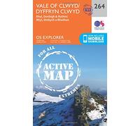 Vale of Clwyd/Dyffryn Clwyd Map | Weatherproof | Rhyl, Denbigh & Ruthin/Rhyl, Dinbych a Rhuthun | Ordnance Survey | OS Explorer Active Map 264 | Wales | Walks | Hiking | Maps | Adventure