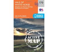Explorer Active 170 Abingdon, Wantage & Vale of White Horse Map With Digital Version, Orange One Size