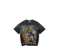 Vale Rush graphic-print T-shirt - Black M-L-XL