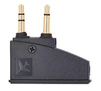 Valefod Airplane Headphone Adapter for Bose QuietComfort 2 QC3 QC15 QC25 QC35 SoundLink AE2 AE2W and more Headphones, Golden Plated 3.5mm Jack