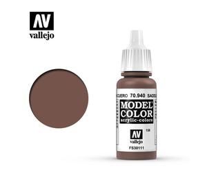 Valejo Model Color Acrylic Paint 138 Saddle Brown 70940 VALLEJO