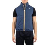 Valen Stretch Dot Vest, male, K-Way, Waistcoats, Blue, 2XL, Jackets 2XL
