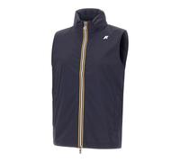 Valen Stretch Nylon Jersey Vest, male, K-Way, Waistcoats, Blue, M, Jackets M
