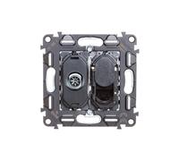 VALENA LIFE Gniazdo teleinformatyczne TV/RJ45 kat.6 UTP 753055
