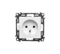 Valena Life Single Socket with/u 2P+Z White 753181