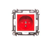 Valena Life Single Socket with/u 2P+Z with Lock White 753191