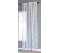 Valencia 2023420 Curtain H x W 245 x 145 cm Natural Waves Multiband Hanging Scherli Transparent Linen Look
