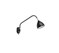 VALENCIA Black/Gold Wall Frame WALL LAMP NT 1x GU10/6W IP20 Metal