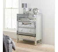 Valencia Chest - 3+2 Drawer - Mirrored