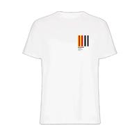 Valencia Classic Football Shirt Colours Frame Men's T-Shirt - White / 2XL