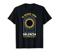 Valencia Espana Spain Solar Eclipse Totality August 12, 2026 T-Shirt