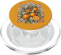 Valencia Orange Spanish Tile Andalusian Mediterranean Coast PopSockets PopGrip for MagSafe