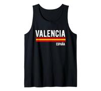 Valencia Spain Flag Souvenirs Men Women Boys España Tank Top