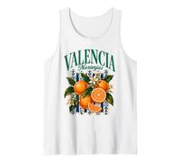 Valencia Spain Naranjas España Citrus Oranges Fruit Market Tank Top