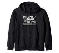 Valenciaa Spain Famous Spanish City Landmarks Hispania Ibera Zip Hoodie