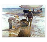 Valencian Fishermen Poster by Joaquín Sorolla y Bastida 40 x 30 cm Wall art Wall decor
