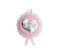 Valenti&Co Silver Musical Locket with Angels Perfect as a Birth Gift or Christening Gift to Hang on Your Crib, Stroller or Baby Room.