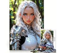 Valenti - Paladin of The Silver City 1000 Piece Jigsaw Puzzle for Adults Strategic Think Mind Calming Fun Precise Fit (38x52cm)