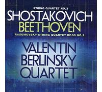 Valentin Berlinsky Quartet - Shostakovich: String Quartet No. 3; Beethoven: String Quartet Op. 59, No. 2