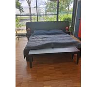 VALENTINA Bed 180x200 cm BLACK The whole life EXHIBIT PIECE