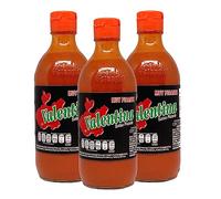 Valentina Black 370ml (Pack 3) / Mexican Hot Sauce Sala Picante, Spicy Salsa Sauce in Bottle