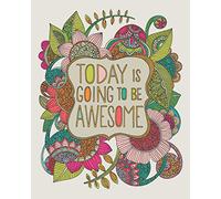 Valentina Ramos Today is Going to be Awesome Canvas Print, Multi-Colour, 40 x 50 cm