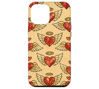Valentine Angel Sacred Heart Stained Glass Love Wings Halo Case for iPhone 12 Pro Max
