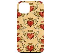 Valentine Angel Sacred Heart Stained Glass Love Wings Halo Case for iPhone 13