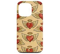 Valentine Angel Sacred Heart Stained Glass Love Wings Halo Case for iPhone 13 Pro
