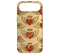 Valentine Angel Sacred Heart Stained Glass Love Wings Halo Case for iPhone Air