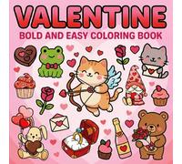 Valentine Bold and Easy Coloring Book
