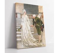 Valentine Cameron Prinsep See you soon Canvas Wall Art Print Picture - 20 inch wide x 30 inch high (Frame Depth 30mm)