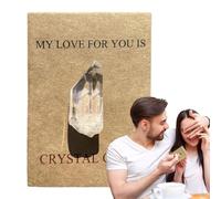 Valentine Card with Crystal, Valentine Card with Crystal, Valentine Card with Crystal, Valentine Gift, Natural Valentine Exchange Card by Vistaprint, Valentines Exchange Card, Touching