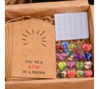 Valentine Cards - Valentines Day Heart Stone Postcard, Rock Exchange Greeting Cards - for Kids Classmates Boys Girls Friends Classroom Office Holiday Travel School Birthday