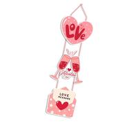 Valentine Day Door Sign Love Hanging Door Decor Money Valentine Day Sign Door Hanger Valentine Day Door Decor