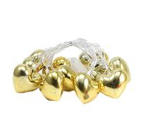 Valentine Day Heart String Lights 5 FT 10 LED Shaped Bling Fairy Battery Operated for Valentine's Wedding Anniversary Decoration Indoor Rope for Bedroom (F, 320cm)
