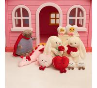 Valentine Day Series New Products Hot Selling Doll Romantic Love Timmy Turtle Macaron Rabbit Series Accompanying You Every Day 30X40CM