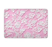 Valentine' Day White Lace Small Floral Extra Large Resuable Diaper Mats Waterproof Washable Underpads Wetting Cover Non-Slip Toddler Bedding Products for Kids Adults Pets , 52" L x 34" W