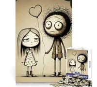 Valentine Doodle II 1000 Piece Jigsaws for Teenagers Cognitive Recall Casual Relaxation Sharp Cut Ideal Present (38x52cm)