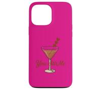 Valentine Drinking Martini Romantic Cute Cocktail Love Heart Case for iPhone 13 Pro Max