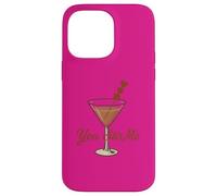 Valentine Drinking Martini Romantic Cute Cocktail Love Heart Case for iPhone 14 Pro Max