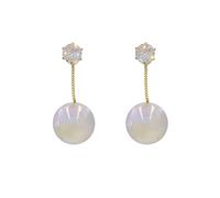 Valentine Earrings for Women Pearl Tassel Gold Rhinestone Earrings Thin Dangle Elegant Rhinestone Earrings Wedding Women Accessories Jewelry Earrings For Women Gold Earring Set (Gold, One Size)