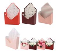 Valentine Envelope Boxes Envelopes Gift Box for Valentines Day Flower Bouquet Romantic Gift Folding Envelope Boxes for Flowers Wedding Valentine’s Day Party Proposal Decorative