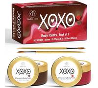 Valentine Gift Set - Edible Flavored Body Paints Set for Couples | Stawberry & Chocolate | Pack of 2 - Enhance Fun & Intimacy with Skin-Friendly | Easy-to-Clean (25g x 2) 50gm