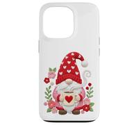 Valentine Gnome with Coffee Yarn Style Knit Crochet Lover Case for iPhone 13 Pro
