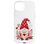Valentine Gnome with Coffee Yarn Style Knit Crochet Lover Case for iPhone 15 Plus