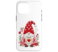 Valentine Gnome with Coffee Yarn Style Knit Crochet Lover Case for iPhone 16 Pro Max