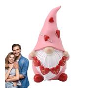 Valentine Gnomes, San for Home Resin Statues, Cute Couple Figurines | Mini Resin Dolls with Sweet Details, Holiday Accent for Living Room Living Room Burning by Sa