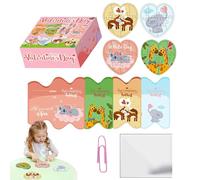 Valentine Heart Shape Puzzle Toy - Jigsaw Educational Puzzle for Children, Classroom Exchange Game, Reward Activity, Love Notes Interactive Fun | Kids Learning Play Valentines Day