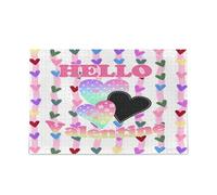 Valentine Hello Heart Jigsaw Puzzle for Adults Impossible Hard Difficult Challenging Puzzle 500 Piecing